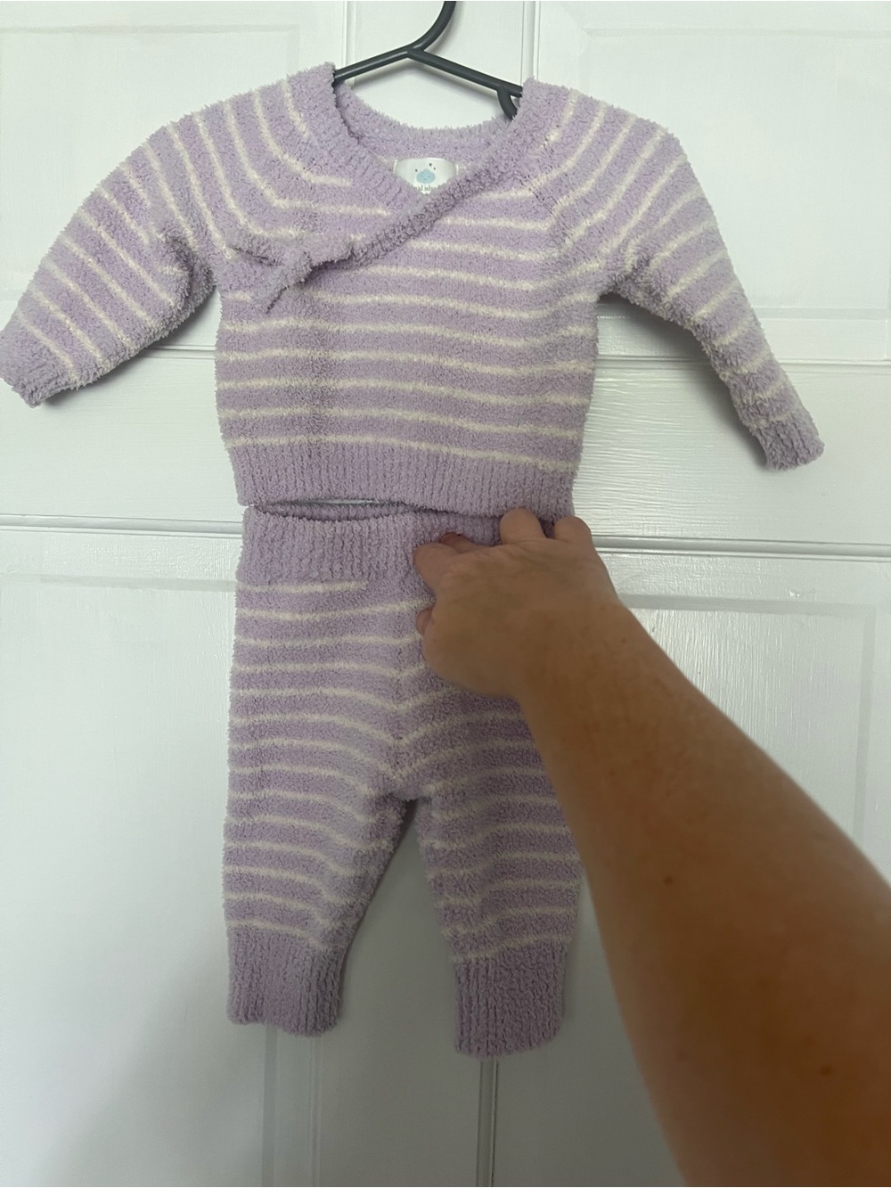 cloud island Lavender Newborn Top and Pant Set